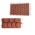 Coffee Beans Chocolate Mold Mini Candy Ice Candy Making Mold Baking Mold Cake Decorating Coffee Bean Cake Mould Soap Baking Mold Fondant Pudding Jelly Chocolate