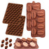 Coffee Beans Chocolate Mold Mini Candy Ice Candy Making Mold Baking Mold Cake Decorating Coffee Bean Cake Mould Soap Baking Mold Fondant Pudding Jelly Chocolate