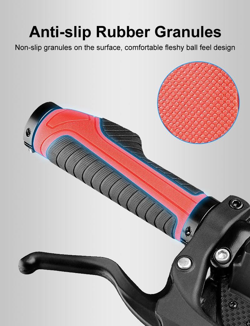 Comfortable Bicycle Handlebars Grip Handles Rubber Integrated Handle Bar Shockproof Anti-Slip Racing Road Bike Grip Anti-Slip Well-Functional Stylish Design Suitable For Performance And Long Riding