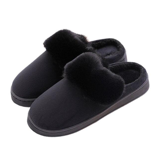 Comfortable Fashion Autumn Winter Cotton Slippers Rabbit Ear Home Indoor Slippers Winter Warm Shoes Womens Cute Plush Slippers Warm Indoor Slippers For Women Fleece Plush Bedroom Winter Boots