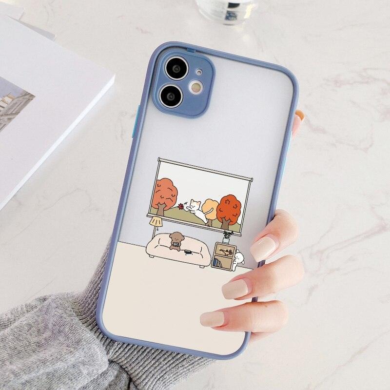 Comfortable Home Furnishing Hard Shells Case For iPhone 11 Case For iPhone XS XR X 12 13 14 Pro Max 14 Plus 7 8 Plus SE 20 Cover Simple Furniture Pattern Light-Wight Protective Bumper Cover