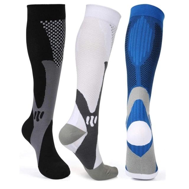 Compression Socks Athletic Best Graduated Breathable Nursing Socks Fit Running Outdoor Sports Socks Hiking Socks For Athlete Men And Women