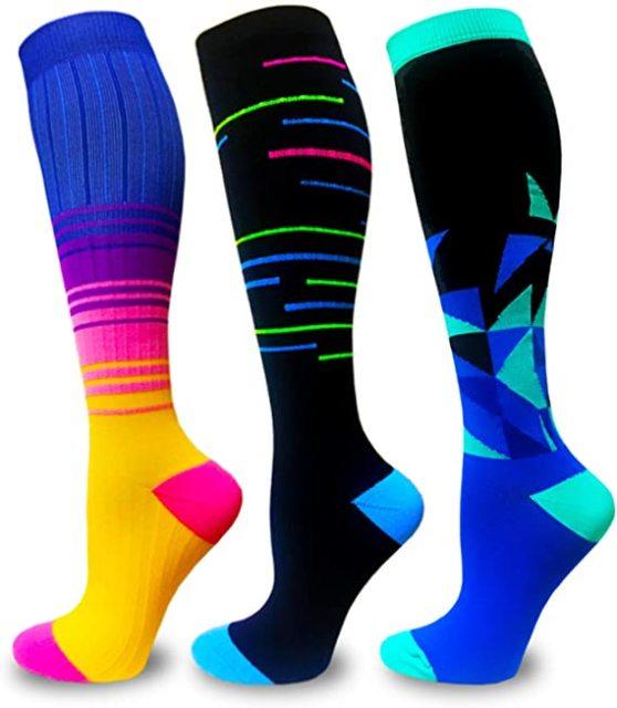 Compression Socks Athletic Best Graduated Breathable Nursing Socks Fit Running Outdoor Sports Socks Hiking Socks For Athlete Men And Women