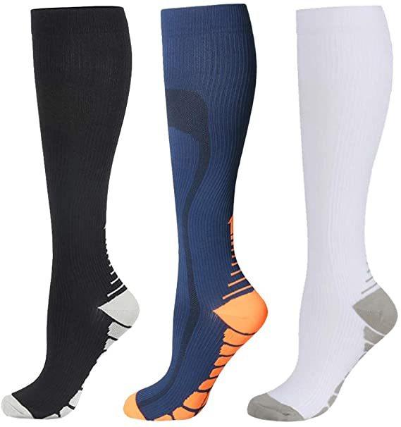 Compression Socks Athletic Best Graduated Breathable Nursing Socks Fit Running Outdoor Sports Socks Hiking Socks For Athlete Men And Women