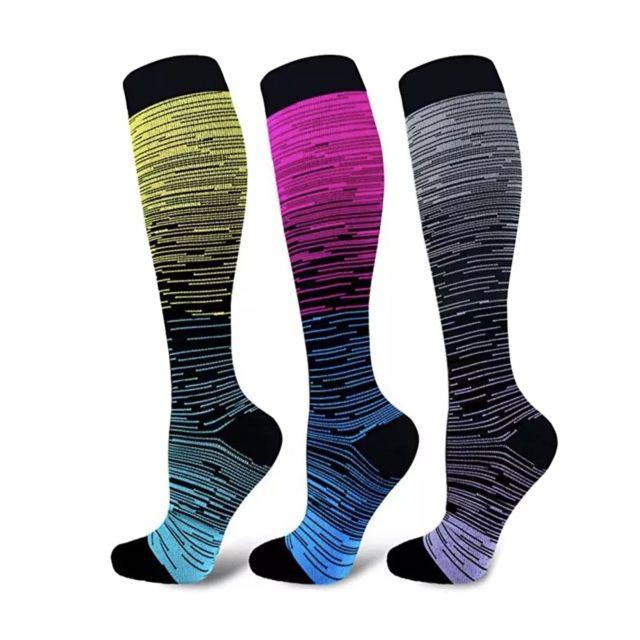 Compression Socks Athletic Best Graduated Breathable Nursing Socks Fit Running Outdoor Sports Socks Hiking Socks For Athlete Men And Women