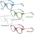 Computer Glasses Unisex Fashion Anti Blue Light Reading Glasses Portable Glasses High Definition Ultralight PC Frames Classic Eyeglasses Vision with Spring Hinges Nerd Reading Gaming Glasses  Care +1.0~+4.0