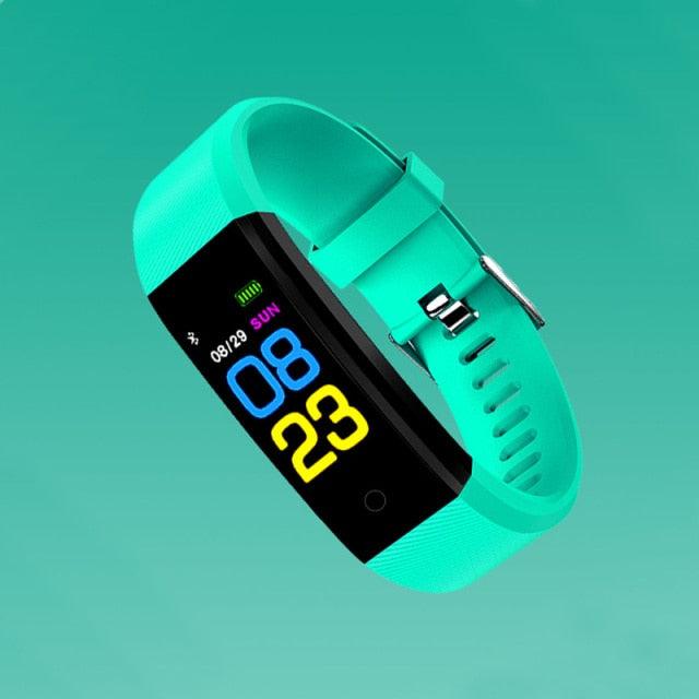 Connected Child Smart Sport Watch For Girls Boys Students Wrist Clock Electronic LED Digital Child Wrist Watch Fitness Tracker With Heart Rate Monitor Waterproof Activity Tracker With Sport Modes Sleep Monitor Fitness Watch With Call SMS Reminder