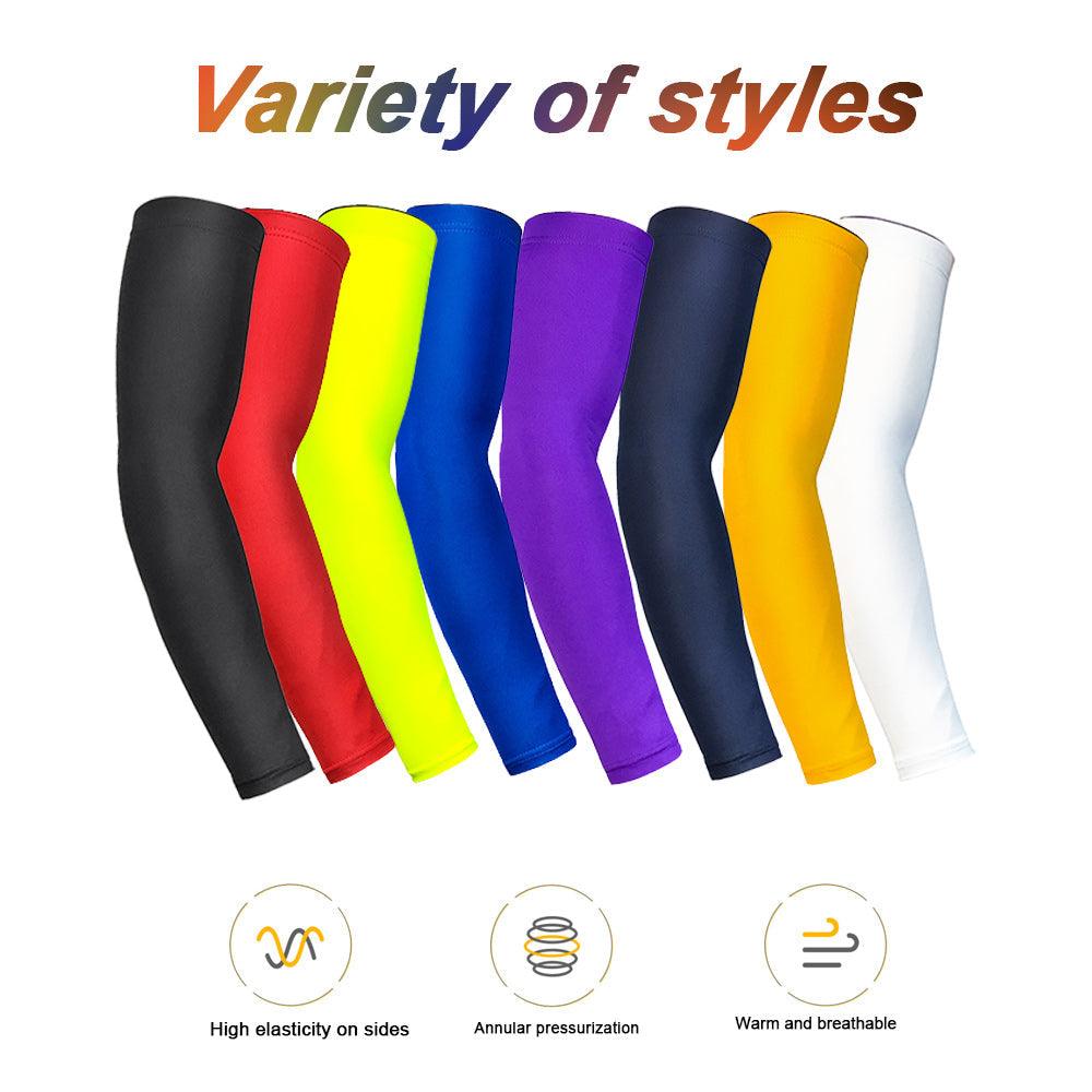 Cooling Arm Sleeves For Men Women Outdoor UV Protection Sports Sleeves For Basketball Football Volleyball Cycling  UV Protection Cooling Arm Sleeves Sunblock Long Sun Sleeves Hands Arm Covers Long Sleeve For Outdoor Activity