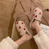 Cotton Slippers Women's Autumn Winter Fashion Style Plush Indoor Warm Women's Shoes Warm Slippers Memory Foam Cotton Home Slippers Soft Plush House Heart Cute Design Slippers