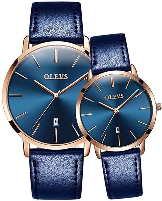 Couple Watches Popular Casual Quartz Women Men Watch Clock Boys Girls Ultra Thin Leather Wristwatch Minimalist Analog Quartz Ultra Thin Watches Leather Strap Fashion Casual Date Watch Waterproof Wrist Watch