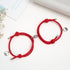 Couples Bracelets Best Friend Attract Women Men Bracelet Red Blue Rope Weaving Magnet Attract Long-Distance Couples Bracelet Mutual Attraction Matching Braided Rope Bracelet Promise Friendship Bracelet Gifts For Boyfriend Girlfriend