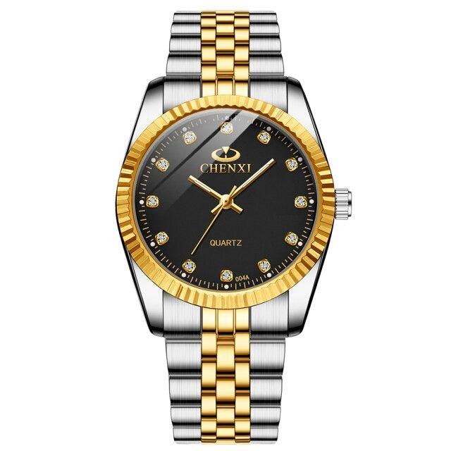 Couples Quartz Men Watch Women Valentine Gift Clock Watches Waterproof Sports Mechanical Watch Stainless Steel Strap Men's Mechanical Wrist Watch For Men Stainless Steel Band