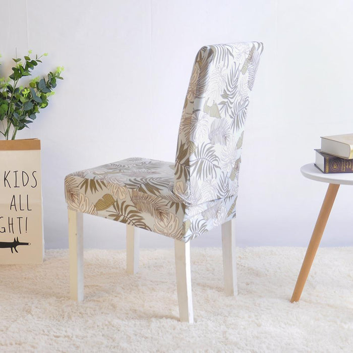 Covers for Dining Room Seat Protector Stretch Removable Printed Chair Cover Elastic Seat Chair Covers Removable And Washable Stretch Banquet Hotel Dining Room Washable Furniture Chair for Kids Pets Home Ceremony Banquet Wedding Party