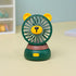 Creative Cartoon Bear Desktop Mini Fans Big Wind Desktop Portable USB Charging Handheld Fan Portable Air Conditioning Handheld Cooling Fan Charging Usb Fan Portable Handheld Fan