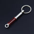 Creative Gift Car Metal Keychain Turbo Gear Hub Pendant Brake Disc Shock Absorber Pendant Alloy Short Quick Shifter Key Chain Ring Charming Auto Rainbow Metal Pendant Keyring Wheel Rim Tire Rotary Engine Keyring