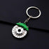 Creative Gift Car Metal Keychain Turbo Gear Hub Pendant Brake Disc Shock Absorber Pendant Alloy Short Quick Shifter Key Chain Ring Charming Auto Rainbow Metal Pendant Keyring Wheel Rim Tire Rotary Engine Keyring