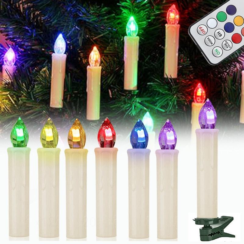 Creative LED Candle Lamp Simulation Flame Tea Light Home Birthday Christmas Candle Battery Operated Flameless LED Candles Lights Ideal For Thanksgiving Table Christmas Home Dec Party Wedding Candles Safety Home Decoration