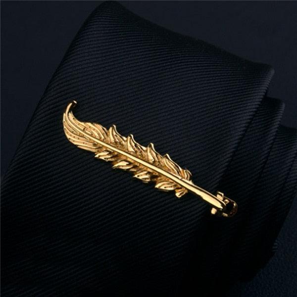 Creative Metal Necktie Bar Formal Shirt Classic Men Tie Clips Elegant Fashion Formal Professional Simple Tie Bar Clips Beautiful Designs Wedding Ceremony Gold Tie Pin Unisex Party Gifts Fashion Tie Clips