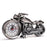 Creative Motorcycle Motorbike Pattern Non Ticking Analog Alarm Clock  Alarm Clock Desk Clock Creative Home Birthday Gift Cool Clock
