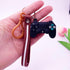 Creative PVC Simulation Joystick Game Machine Handle Keychain Video Game Controller Keychains Game Controller Handle Key Ring Video Game Keychain Pendant For Video Game Party Favors Model Key Chain Pendant Men Women Holder Trinket Gift