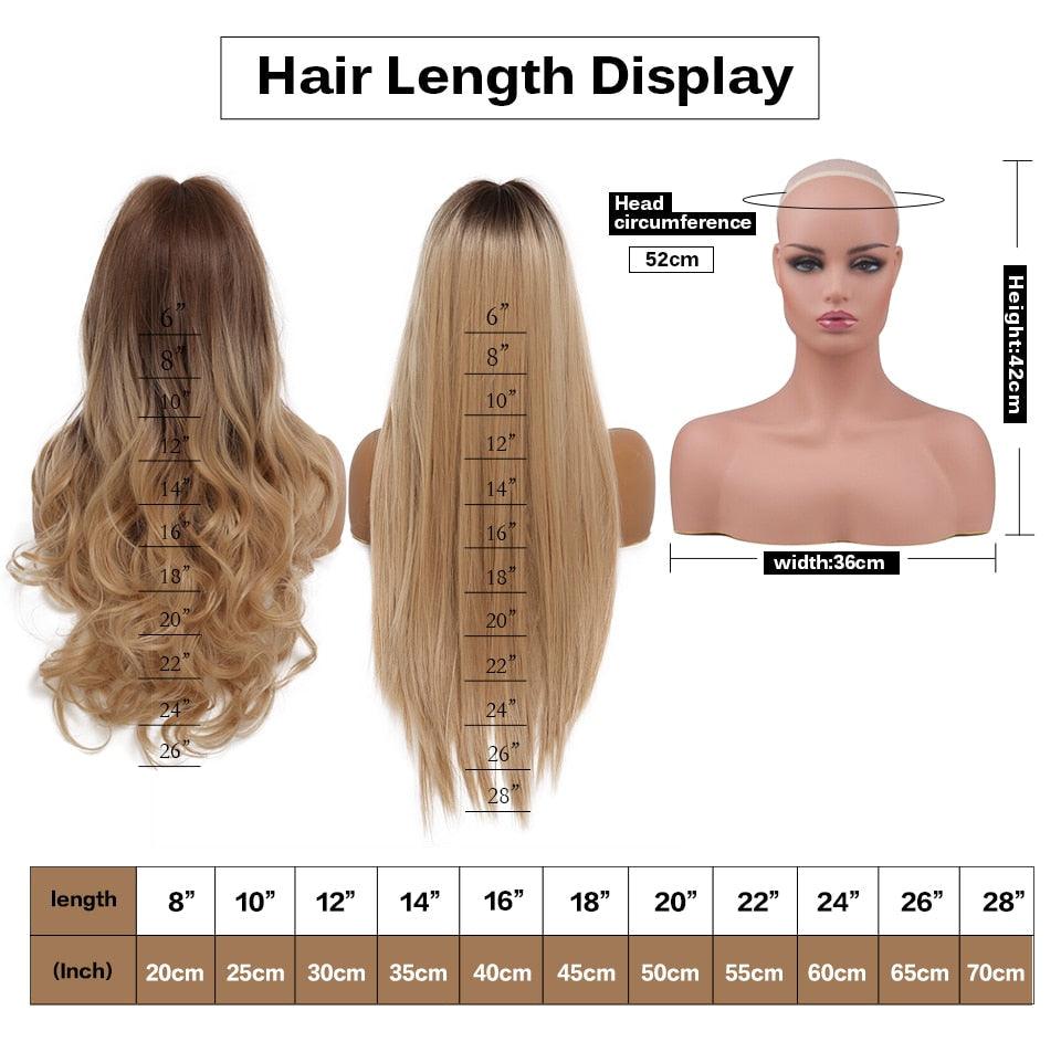 Curly Synthetic Wigs for White Women Medium Length Ombre Brown Blonde Wigs with Bangs High Temperature Cosplay Hair Wigs For Black Women Halloween Party