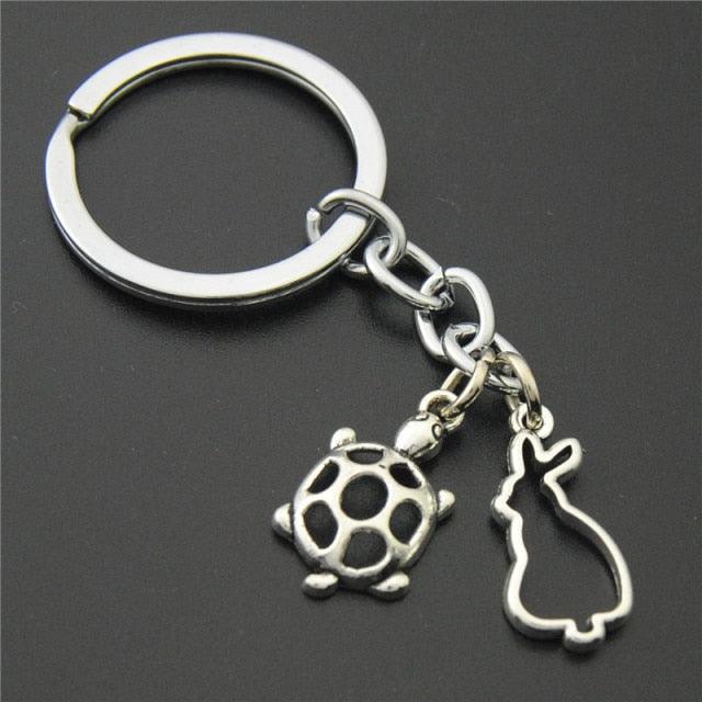 Cute Animal Collection Dragonfly Charms With Lotus Keychains Silver Animal Charm Jewelry Cross Keyring Butterfly Pendant Key Chain For Women Jewelry Dragonfly Keychain Dragonfly Pendants Keyring Chain Sparkling Key Ring Charm