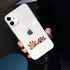 Cute Animal Giraffe Transparent Case For iPhone 13 Pro Max 12 Mini 11 X XS XR 7 8 Plus Couple Clear Soft Crystal Clear Lovely Phone Case Stylish Soft Flexible Cover Shockproof Protective Cases for Girls