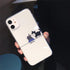 Cute Animal Giraffe Transparent Case For iPhone 13 Pro Max 12 Mini 11 X XS XR 7 8 Plus Couple Clear Soft Crystal Clear Lovely Phone Case Stylish Soft Flexible Cover Shockproof Protective Cases for Girls