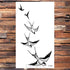 Cute Black Birds Temporary Waterproof Stickers Tattoo Flower Body Elegant Bird Butterfly Style For Womens - STEVVEX Beauty - 103, Animal Tattoo, Arm Tattoo, Back Tattoo, Beauty, Big Flowers Tattoo, Big Tattoo, Bird Tattoo, Black Tattoos, Body Tattoo, Butterfly Tattoo, Colorful Tattoo, Fashion Tattoo, Feather Tattoo, Flower Tattoo, Girls Tattoo, Leg Tattoo, Luxury Tattoo, Small Tattoo, Stylish Tattoo, Tattoo, Tiger Tattoo, Waterproof Tattoo, Women Tattoo - Stevvex.com