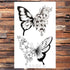 Cute Black Birds Temporary Waterproof Stickers Tattoo Flower Body Elegant Bird Butterfly Style For Womens - STEVVEX Beauty - 103, Animal Tattoo, Arm Tattoo, Back Tattoo, Beauty, Big Flowers Tattoo, Big Tattoo, Bird Tattoo, Black Tattoos, Body Tattoo, Butterfly Tattoo, Colorful Tattoo, Fashion Tattoo, Feather Tattoo, Flower Tattoo, Girls Tattoo, Leg Tattoo, Luxury Tattoo, Small Tattoo, Stylish Tattoo, Tattoo, Tiger Tattoo, Waterproof Tattoo, Women Tattoo - Stevvex.com