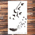 Cute Black Birds Temporary Waterproof Stickers Tattoo Flower Body Elegant Bird Butterfly Style For Womens - STEVVEX Beauty - 103, Animal Tattoo, Arm Tattoo, Back Tattoo, Beauty, Big Flowers Tattoo, Big Tattoo, Bird Tattoo, Black Tattoos, Body Tattoo, Butterfly Tattoo, Colorful Tattoo, Fashion Tattoo, Feather Tattoo, Flower Tattoo, Girls Tattoo, Leg Tattoo, Luxury Tattoo, Small Tattoo, Stylish Tattoo, Tattoo, Tiger Tattoo, Waterproof Tattoo, Women Tattoo - Stevvex.com