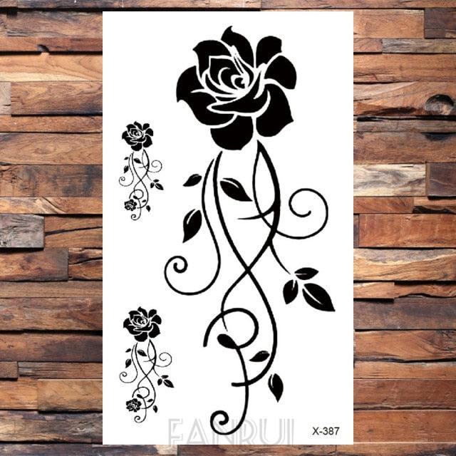 Cute Black Birds Temporary Waterproof Stickers Tattoo Flower Body Elegant Bird Butterfly Style For Womens - STEVVEX Beauty - 103, Animal Tattoo, Arm Tattoo, Back Tattoo, Beauty, Big Flowers Tattoo, Big Tattoo, Bird Tattoo, Black Tattoos, Body Tattoo, Butterfly Tattoo, Colorful Tattoo, Fashion Tattoo, Feather Tattoo, Flower Tattoo, Girls Tattoo, Leg Tattoo, Luxury Tattoo, Small Tattoo, Stylish Tattoo, Tattoo, Tiger Tattoo, Waterproof Tattoo, Women Tattoo - Stevvex.com