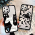 Cute Black Cat Clear Phone Cases for iphone 8 7 Plus SE XR X XS 13 12 11 14 Pro MAX Cute Black Cat for Women Girls Kids Clear Cute Shockproof Back Protective Cover for iPhone