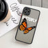 Cute Butterfly Pattern Phone Case For iphone 11 12 13 14 Pro Max X XS XR 7 8 Plus SE2 Hard Matte Shockproof Back Cover Clear Matte Soft Bumper Case Cute Animal Print Pattern Design Women Girls Teen Hard PC Back Protective Phone Cover