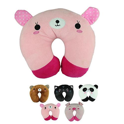 Cute Cartoon Animals U Shaped Pillow Toddler Neck Pillow Travel Car Neck Rest Pillow Support Head Rest Cushion Panda Cat Bear Rabbit Pig Kids Travel Pillow Toddler Neck Pillow U-Shaped Animal Kids Neck Pillow With 3D Embroidery For Airplane - ALLURELATION - 552, Animal Kids Neck Pillow, Animals Pillow, Animals U Shaped Pillow, Car Neck Rest, Car Pillows, Kids Neck Pillow, Neck Rest, Pillow Toddler, Rest Cushion, Travel Car Neck Rest, Travel Pillows, U Shaped Pillow - Stevvex.com