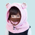 Cute Cartoon Children Winter Animal Bear Ski Masks Hats Kids Baby Thermal Fleece Balaclava Face Beanies Warmer Skellies Hats Kids Winter Fleece Warmer Balaclava Cap Thermal Tactical Military Helmet Windproof Full Face Mask Cover Ski Beanies