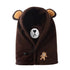 Cute Cartoon Children Winter Animal Bear Ski Masks Hats Kids Baby Thermal Fleece Balaclava Face Beanies Warmer Skellies Hats Kids Winter Fleece Warmer Balaclava Cap Thermal Tactical Military Helmet Windproof Full Face Mask Cover Ski Beanies