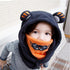 Cute Cartoon Children Winter Animal Bear Ski Masks Hats Kids Baby Thermal Fleece Balaclava Face Beanies Warmer Skellies Hats Kids Winter Fleece Warmer Balaclava Cap Thermal Tactical Military Helmet Windproof Full Face Mask Cover Ski Beanies