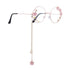 Cute Clear Optical Glasses Frame Women Round Frame Retro Eyeglasses  Decoration Eyewear Blue Light Blocking Glasses Women Thick Round Rim Frame Ladies Eyeglasses