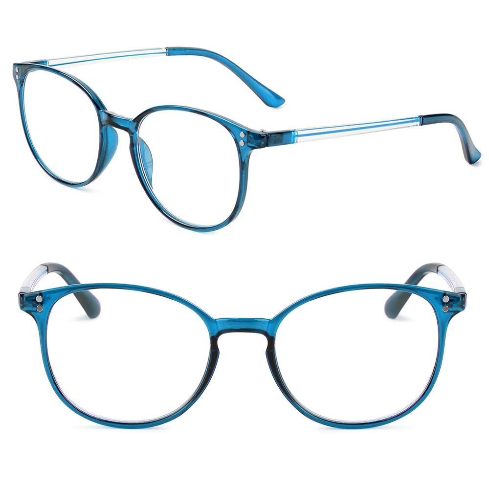 Cute Clear Optical Glasses Frame Women Square Frame Retro Eyeglasses High Definition Reading Glasses Unisex Anti Blue Light Eyeglasses Ultra Light PC Frames Glasses Vision Care Eyewear +1.00~4.00