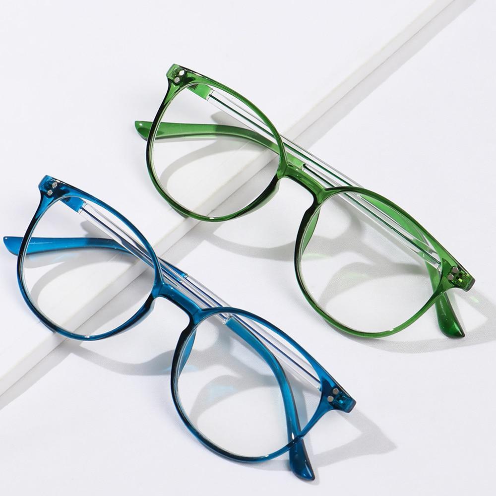 Cute Clear Optical Glasses Frame Women Square Frame Retro Eyeglasses High Definition Reading Glasses Unisex Anti Blue Light Eyeglasses Ultra Light PC Frames Glasses Vision Care Eyewear +1.00~4.00