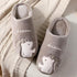 Cute Hedgehog Women Winter Home Slippers Animal Slip On Soft Warm House Shoes Men Couple Indoor Bedroom Footwear Soft Cozy Home Slippers For Women Slip On Comfy Women's Washable Cotton Bedroom Slippers