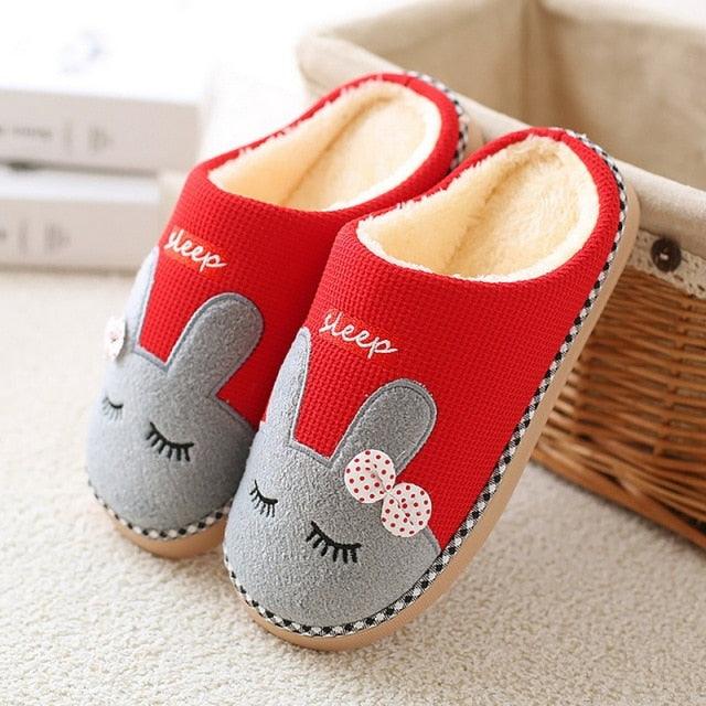 Cute Purple House Slippers Women Winter Cat Fluffy Slides Livingroom Warm Shoes Soft Indoor Cute Animal Flat Indoor Women House Shoes Fluffy Furry Plush Fleece Lined Warm Soft Comfort Shoes