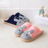 Cute Purple House Slippers Women Winter Cat Fluffy Slides Livingroom Warm Shoes Soft Indoor Cute Animal Flat Indoor Women House Shoes Fluffy Furry Plush Fleece Lined Warm Soft Comfort Shoes