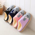 Cute Purple House Slippers Women Winter Cat Fluffy Slides Livingroom Warm Shoes Soft Indoor Cute Animal Flat Indoor Women House Shoes Fluffy Furry Plush Fleece Lined Warm Soft Comfort Shoes