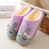 Cute Purple House Slippers Women Winter Cat Fluffy Slides Livingroom Warm Shoes Soft Indoor Cute Animal Flat Indoor Women House Shoes Fluffy Furry Plush Fleece Lined Warm Soft Comfort Shoes