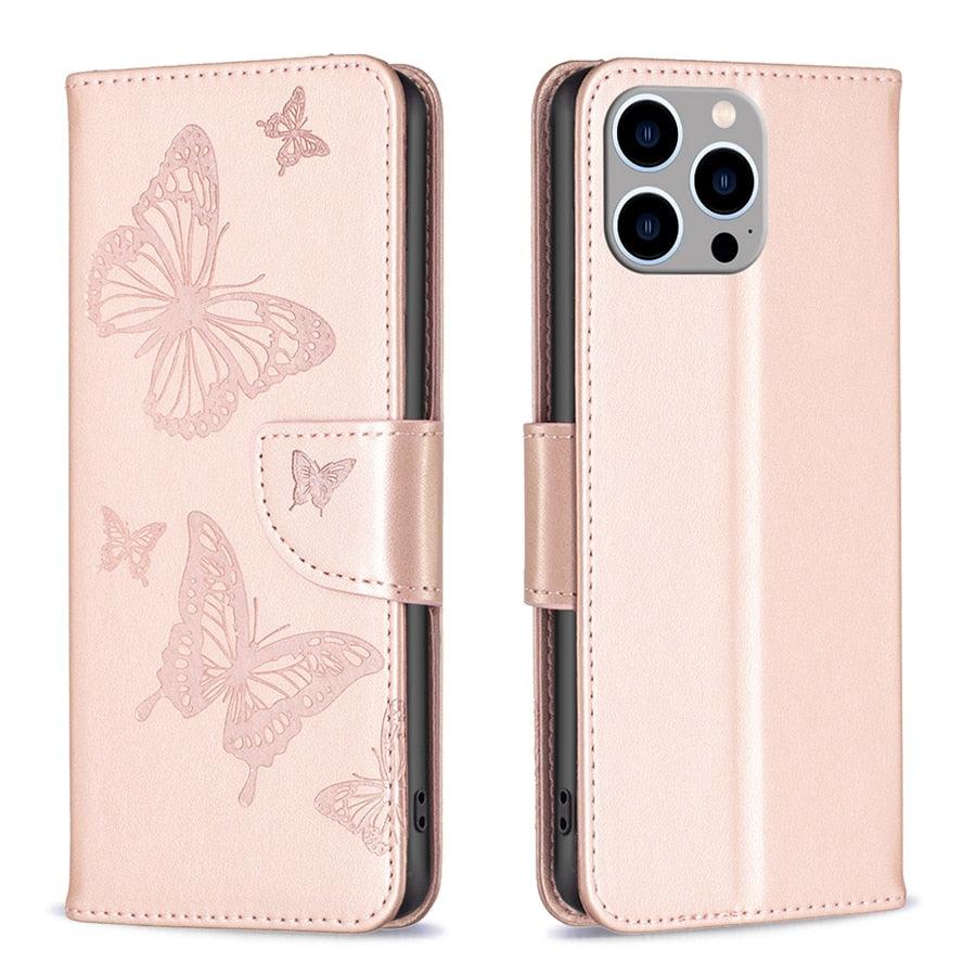 Cute Wallet Flip Leather Case For iPhone 14 Pro Max 13 Pro Max 12 Pro Max 11 Pro Max Leather Case Flip Wallet Protective Case Cover