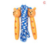 Cute Wood Handle Kids Children Skipping Jump Adjustable Cotton Jump Ropes For Kids Skipping Fitness Rope Wooden Handle Jumping Rope For Children Exercise Workout Activity