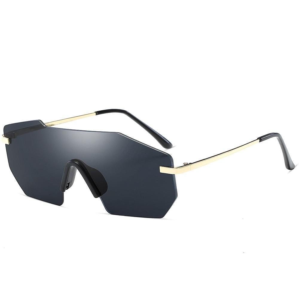 Cycling Glasseses Sports Sunglasses UV400 Protection Baseball Fishing Ski Running Go Unisex Polarized Rectangle Shape Sunglasses For Men & Women Retro Shape Mirror Frameless Glasses