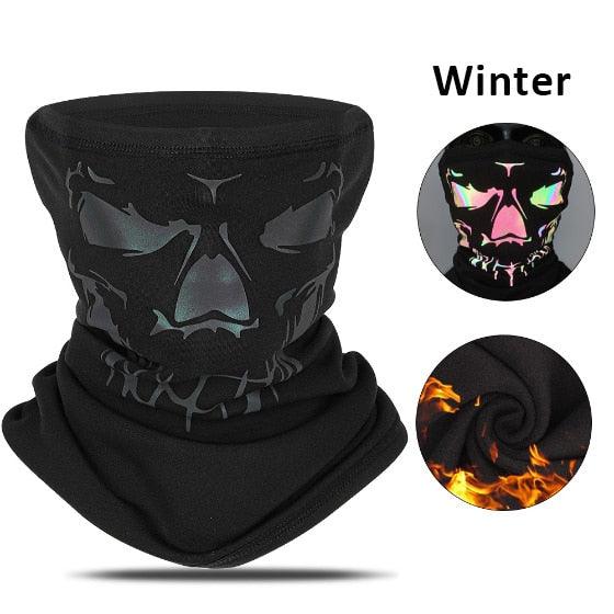 Cycling Headwear Winter Men Anti-sweat Breathable Cycling Face Cover Running Bicycle Bandana Sports Scarf Headband Neck Gaiter Face Mask Scarf Dust Sun Protection Cool Lightweight Windproof Breathable Fishing Hiking Running Cycling